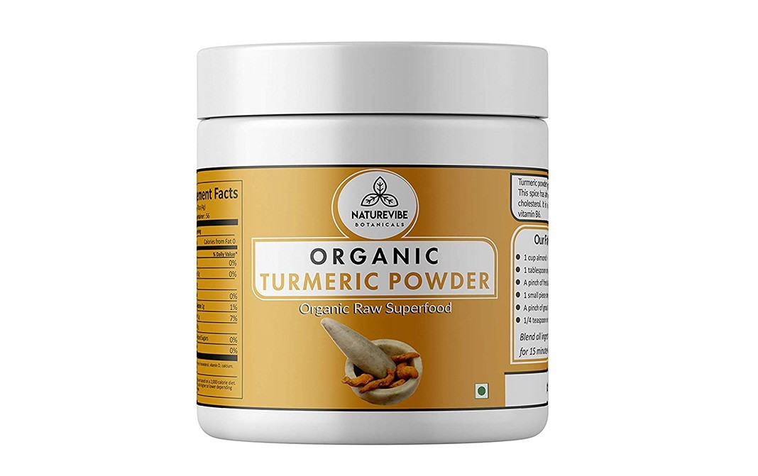 Naturevibe Botanicals Organic Turmeric Powder    Jar  250 grams